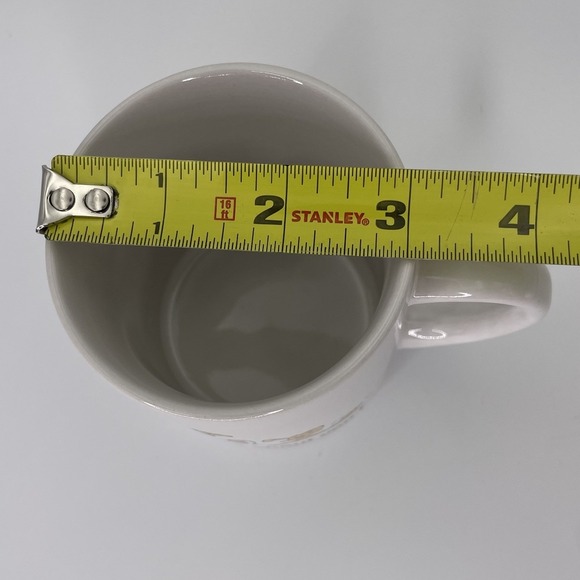 VTG 'Been Thinking About You' 10oz Ceramic Mug Cartoon Blonde Boy And Yellow Dog - Picture 10 of 12